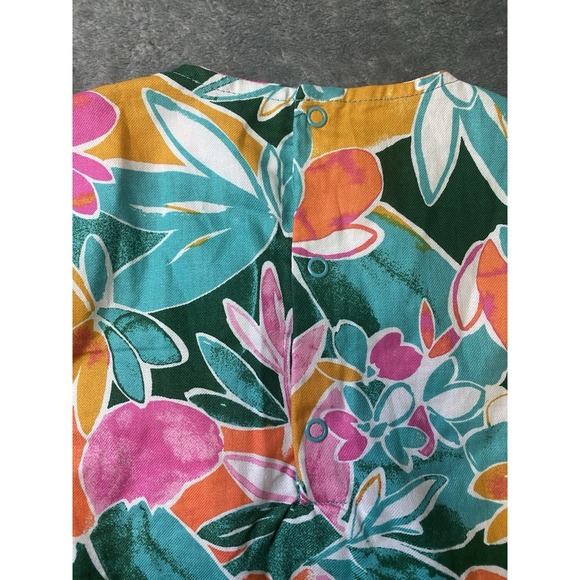 Carter's Tropical Jersey Romper For Summer Baby Girl Size 18 Months - Picture 5 of 9